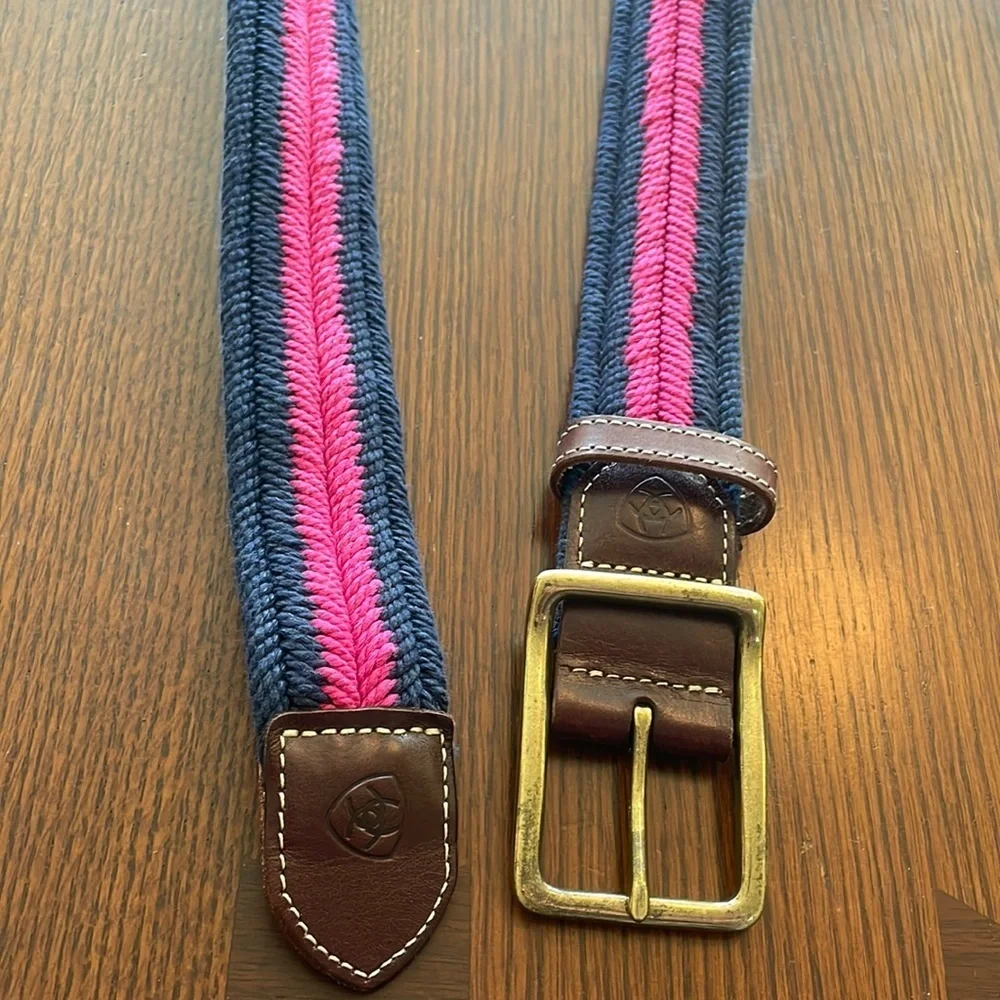 Ariat Braided Belt  unique.  44” total length. Adjustable- fastened anywhere